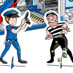 shumee Dvostranska hiška za zlaganje in barvanje - Policijska postaja