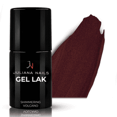 Juliana Nails Gel Lak Shimmering Volcano rdeča No.776 6ml
