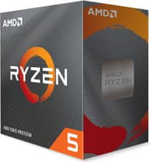 AMD Ryzen 5 4500 procesor, 6 jedrni, 12 niti, 3,6 GHz, 4,1 GHz Boost, Wraith Stealth (100-100000644BOX)