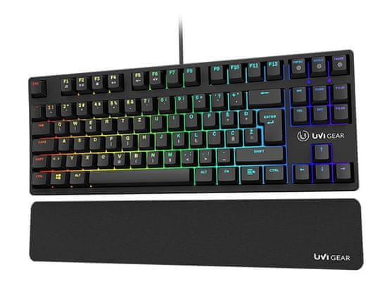 UVI Gear Pride Mini gaming tipkovnica, Optical Blue Switch, USB, SLO