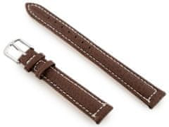 Tayma Usnjen pas za uro W71 - temno rjav - 14 mm