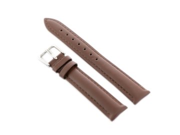 Tayma Usnjen pas za uro W94 - temno rjav - 22 mm