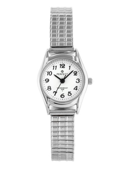 PERFECT WATCHES Ženska ura X133 (zp880a) srebrna - Elastični pas