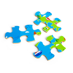 Bigjigs Toys Puzzle Evropski spomeniki