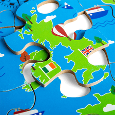 Bigjigs Toys Puzzle Evropski spomeniki