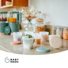 Babymoov sklede s pokrovi BIO 250ml sada 6ks