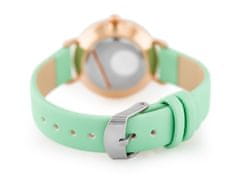 PERFECT WATCHES Ženska ura A0359 - zelena / rožnato zlata (zp841e)