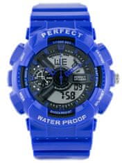 PERFECT WATCHES Moška ura Shock (zp219e) - modra