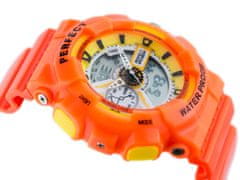 PERFECT WATCHES Moška ura Shock (zp219f) - oranžna
