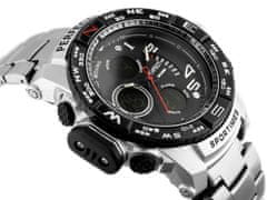 PERFECT WATCHES Moška ura - A896 (zp260a) - srebrna/črna