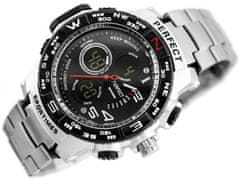 PERFECT WATCHES Moška ura - A896 (zp260a) - srebrna/črna