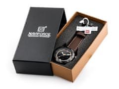 NaviForce Moška ura - NF9144 (zn077a) - črno/bela + škatla