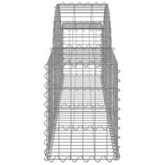 Vidaxl Obokane gabion košare 50 kosov 200x30x40/60 cm pocinkano železo