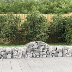 shumee Obokane gabion košare 20 kosov 200x50x40/60 cm pocinkano železo