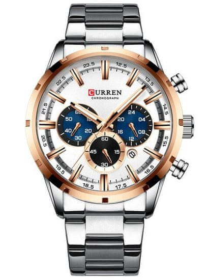 Curren Moška ura 8355 - kronograf (zc028a) + škatla
