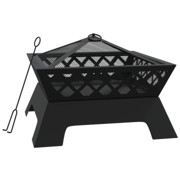 Vidaxl Kurišče z grebljico 50 cm XXL jeklo