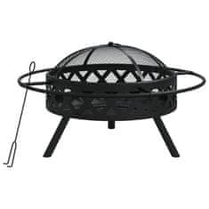Vidaxl Kurišče z grebljico 70 cm XXL jeklo