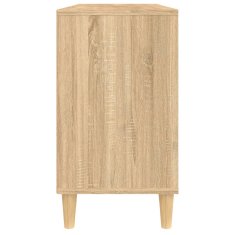 Vidaxl Omarica za umivalnik sonoma hrast 80x33x60 cm inženirski les
