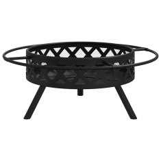 Vidaxl Kurišče z grebljico 70 cm XXL jeklo