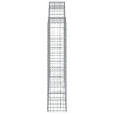 Vidaxl Obokane gabion košare 30 kos 200x30x140/160 cm pocinkano železo