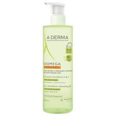 A-Derma Mehčalni gel za umivanje 2v1 za suho kožo nagnjeno k atopijskemu ekcemu Exomega Control (Emollient C