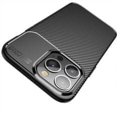 OEM CARBON PREMIUM etui za XIAOMI Redmi Note 9 črn