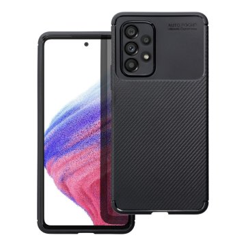 OEM CARBON PREMIUM etui za SAMSUNG A14 5G / A14 4G črn