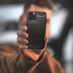 OEM CARBON etui za SAMSUNG S20 črn