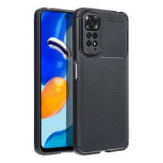 OEM CARBON PREMIUM etui za XIAOMI Redmi Note 9 črn