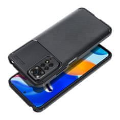 OEM CARBON PREMIUM etui za XIAOMI Redmi Note 9 črn