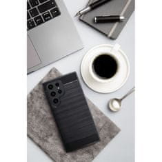 OEM CARBON etui za SAMSUNG J3 2017 črn