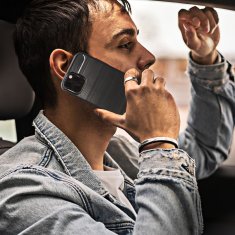 OEM CARBON etui za SAMSUNG A21S črn
