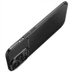 OEM CARBON PREMIUM etui za XIAOMI Redmi Note 9 črn