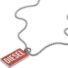 Diesel Originalna jeklena ogrlica Dogtags DX1368040
