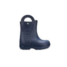 Crocs Dežni škornji mornarsko modra 33 EU Handle Rain Boot Kids