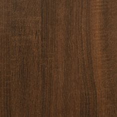 Greatstore Omarica s policami rjavi hrast 34,5x32,5x90 cm inženirski les