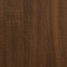 Vidaxl Stojalo za akvarij rjavi hrast 81x36x73 cm inženirski les