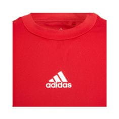 Adidas Majice obutev za trening rdeča S JR Techfit Compression