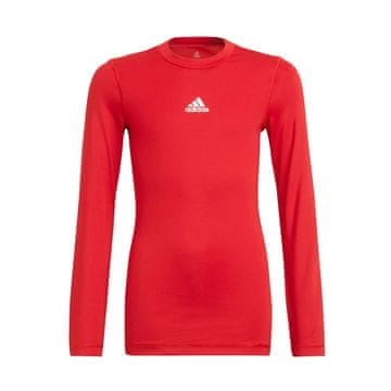 Adidas Majice obutev za trening rdeča JR Techfit Compression