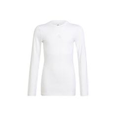 Adidas Majice obutev za trening bela S JR Techfit Compression