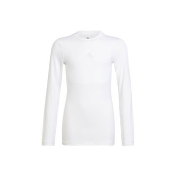 Adidas Majice obutev za trening bela JR Techfit Compression