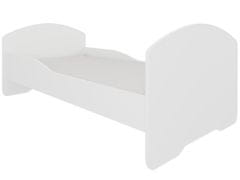 nabbi Otroška postelja z vzmetnico Playa 80x160 cm - bela