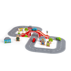 Bigjigs Rail Lesena cestna osmica