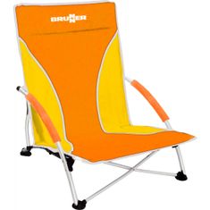 Brunner Cuba zložljiv stol za na plažo, oranžno-rumen