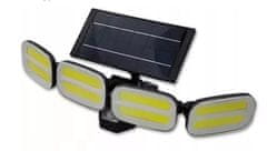 LED solarni reflektor 800lm IP65 120° s senzorjem 