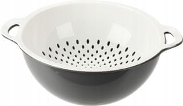 shumee Plastično cedilo s posodo 2 v 1 kuhinja 26x11 cm