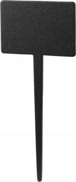 shumee Etikete za rastline z markerjem, črne, 5 kos.