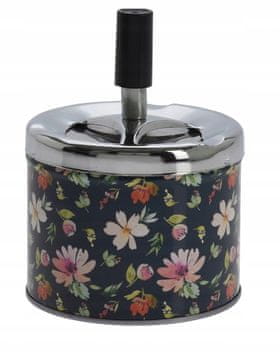 shumee Kovinski vrtljivi pepelnik s ključavnico