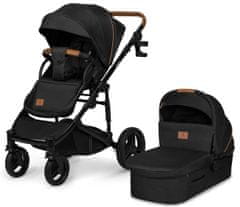 Lionelo MARI TOUR 2IN1 2023 kombinirani otroški voziček, črn