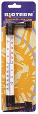 shumee Bioterm Samolepilni zunanji termometer rjave barve 18,1 cm